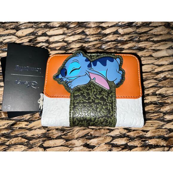 Loungefly Disney Lilo & Stitch Spam Musubi Stitch Mini Backpack Wallet - Picture 7 of 9